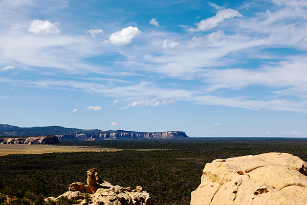View from Sandstone Bluffs Overlook, El Malpais National Monument