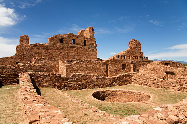 Kiva, Mission of San Gregorio de Abo, Abo Ruins, Salinas Pueblo Missions National Monument, New Mexico
