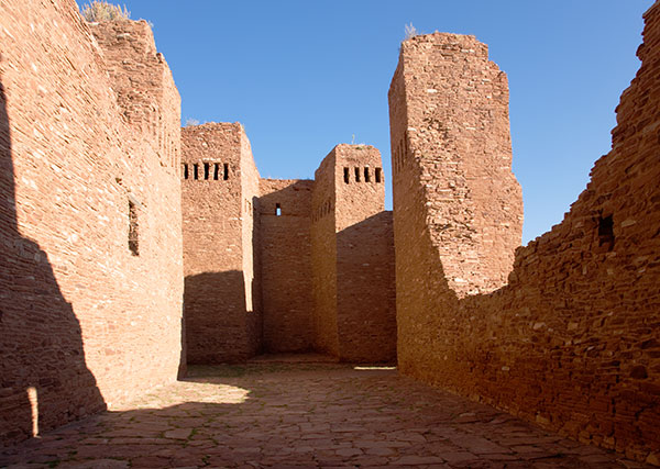 Nave, Nuestra Senora de la Purisima Concepcion de Cuarac, Quarai Ruins, Salinas Pueblo Missions National Monument, New Mexico