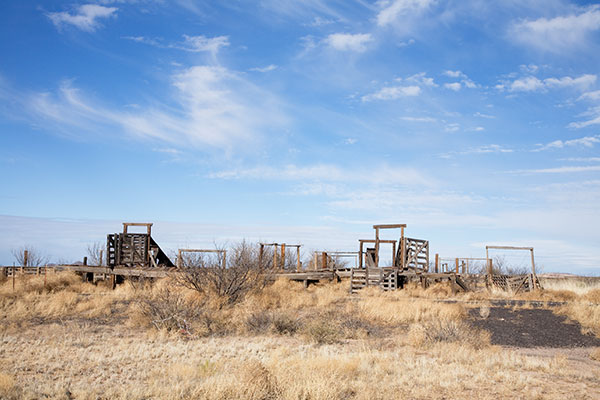 Old Loadout Chute near Hachita, New Mexico