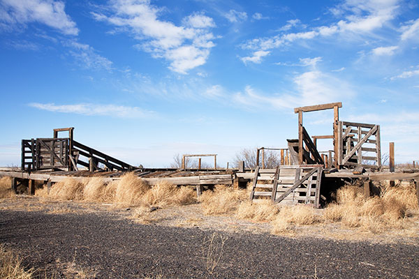 Old Loadout Chute near Hachita, New Mexico