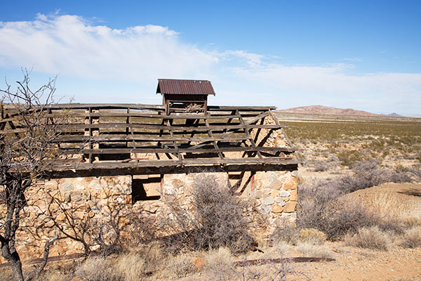 Ruins of Rock Mine Building, Old Hachita, New Mexico