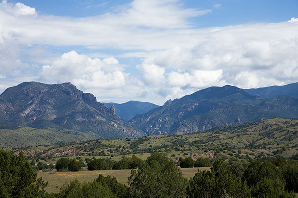 Mogollon Mountains from Aldo Leopold Vista Gila National Forest