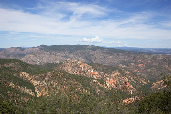 Gila Wilderness from SR 15, New Mexico 