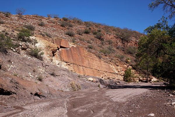 Post Office Rock, Steeple Rock Canyon, Hidalgo County, New Mexico