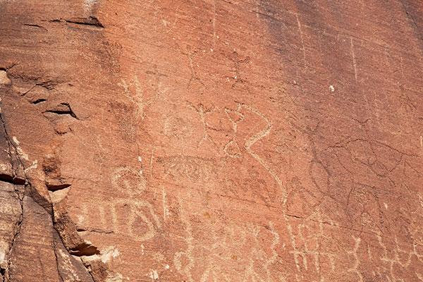 Post Office Rock, Steeple Rock Canyon, Hidalgo County, New Mexico