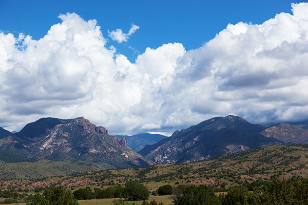 Mogollon Mountains from Aldo Leopold Vista Gila National Forest