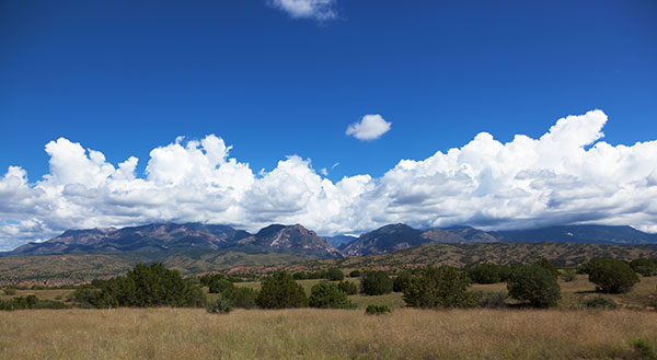 Mogollon Mountains from Aldo Leopold Vista Gila National Forest