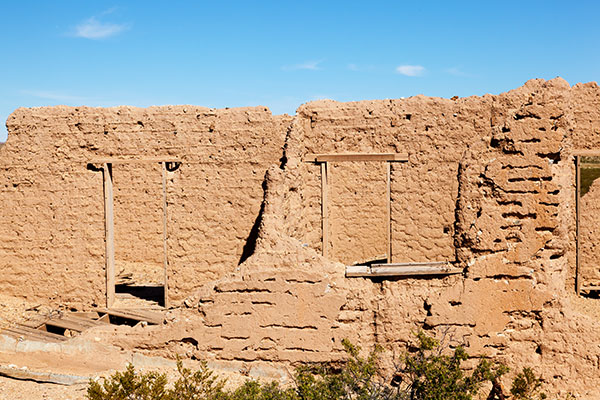 Ruins of Buildings, Old Hachita, Grant County, New Mexico