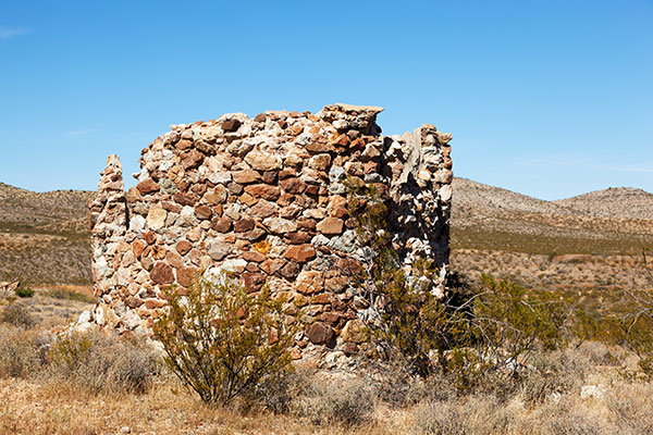 Ruins of Buildings, Old Hachita, Grant County, New Mexico