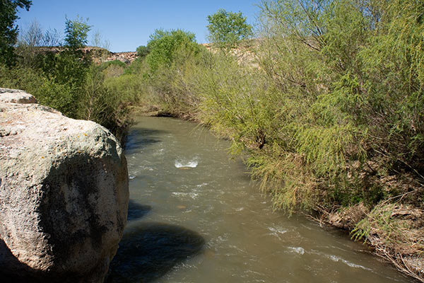 Gila River in Lower Box, New Mexico