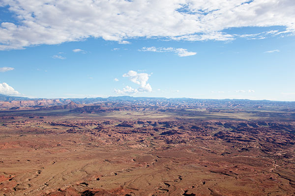 View of Indian Creek from Needles Overlook Area, Southeastern Utah
