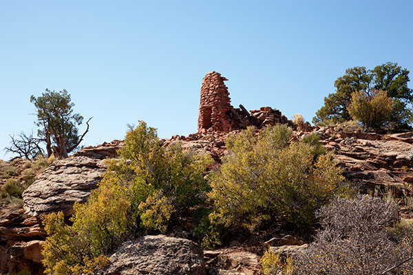 Mule Canyon Tower Ruins (Cave Canyon Towers Ruins), Cedar Mesa, Southeastern Utah