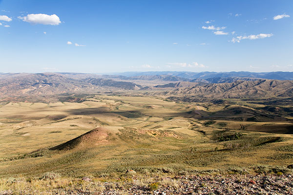 View from Little Mountain in southwestern Wyoming
